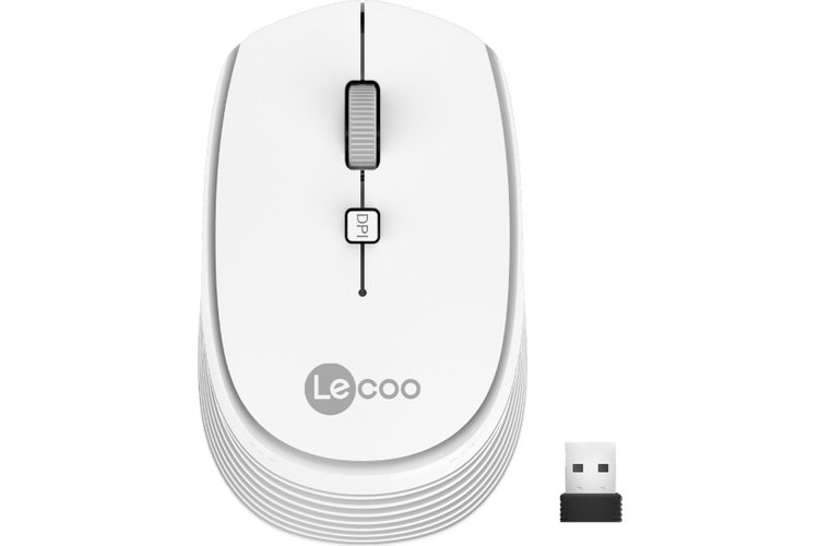 LENOVO LECOO WS202 1600DPI 4 TUŞLU KABLOSUZ MOUSE (BEYAZ RENK)