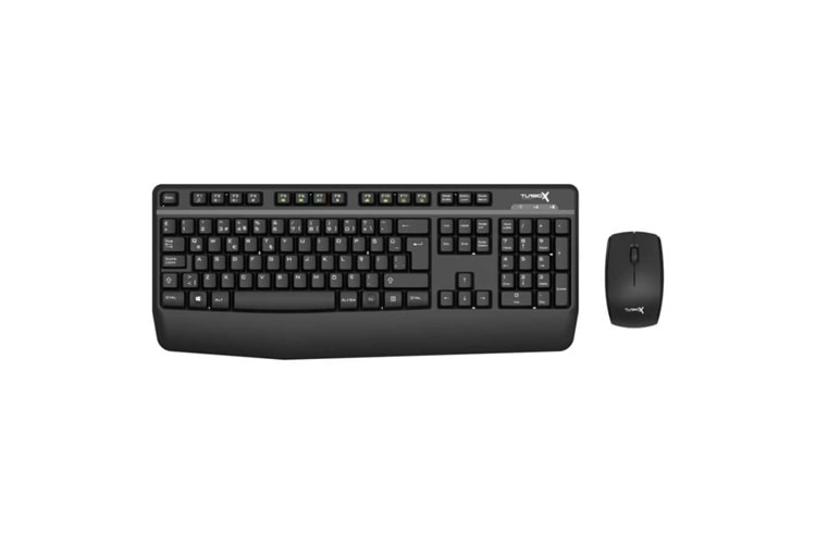 TURBOX WORKEYS OFFICE USB KABLOSUZ MULTIMEDYA KABLOSUZ KLAVYE MOUSE SET ( SİYAH )