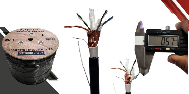 DIS ORTAM 305M OUTDOOR CAT6 UTP KABLO MPIA NC1 NC-1