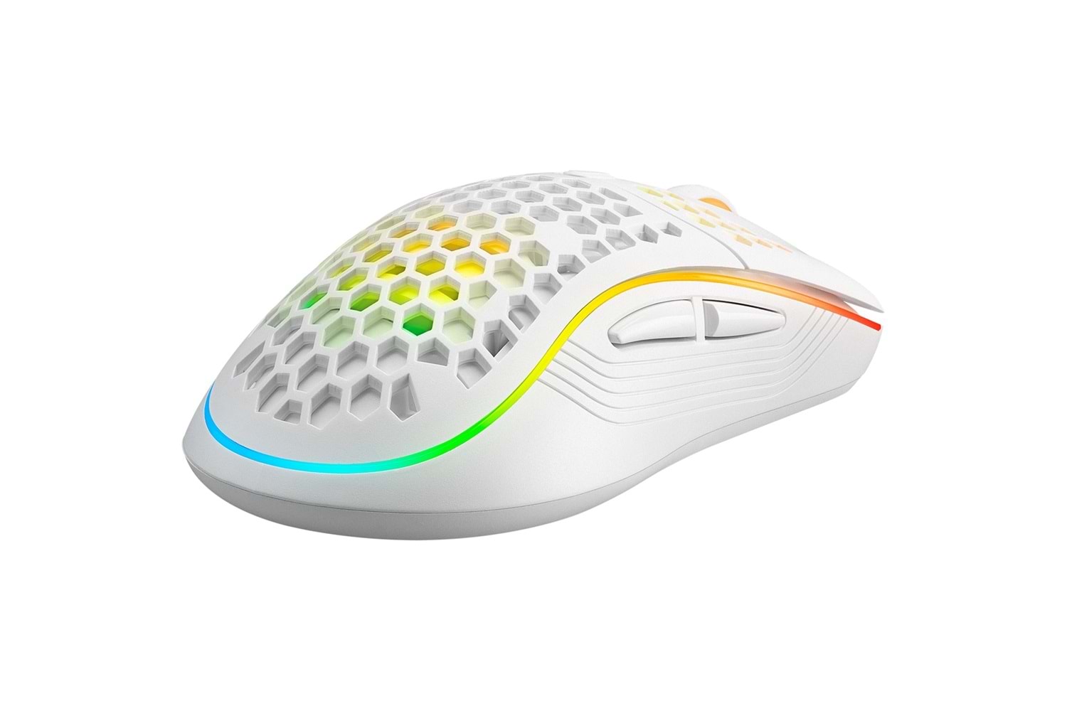 TRİO G907 3200DPİ BEYAZ RGB LEDLİ GAMİNG MOUSE