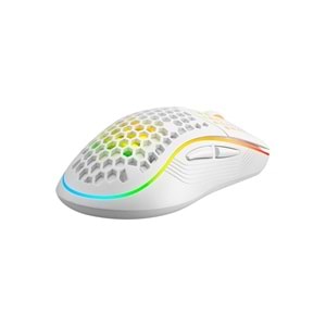 TRİO G907 3200DPİ BEYAZ RGB LEDLİ GAMİNG MOUSE