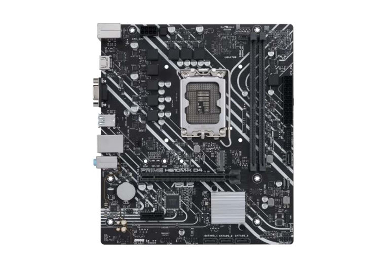 ASUS PRIME H610M-K D4 Intel H610 Soket 1700 DDR4 3200MHz M.2 Anakart