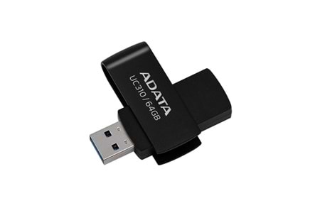 ADATA UC310 64GB USB 3.2 FLASH DİSK ( SİYAH)
