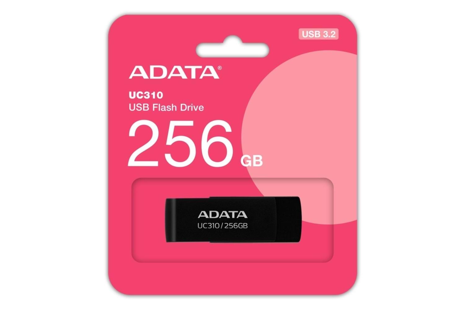 ADATA UC310 256GB USB 3.2 FLASH DİSK ( SİYAH)