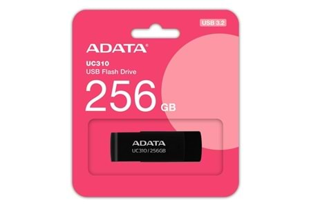 ADATA UC310 256GB USB 3.2 FLASH DİSK ( SİYAH)