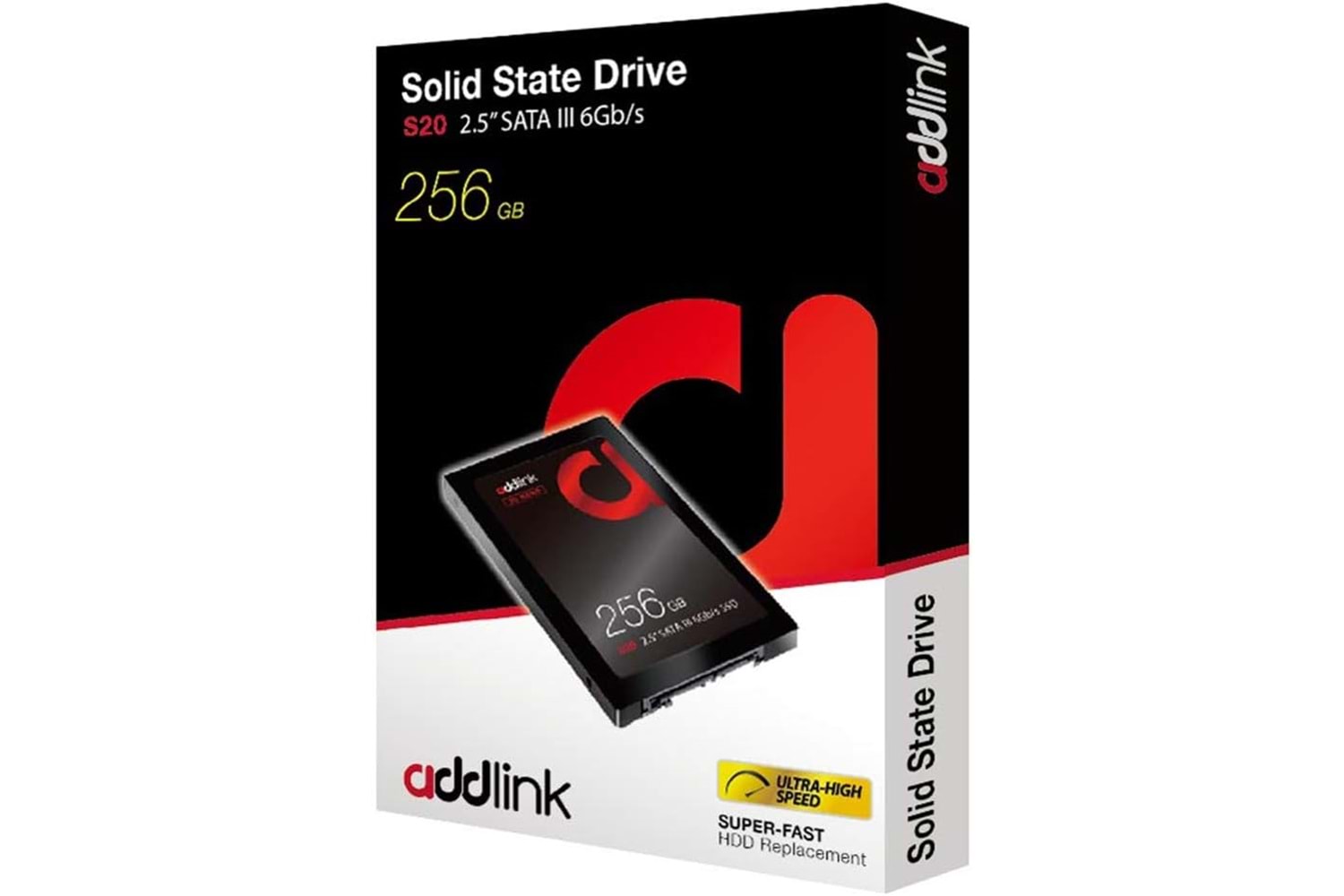 ADDLİNK 256GB SSD 2.5” SATA III 6Gb/s 510/400 MB/S (TAIWAN)