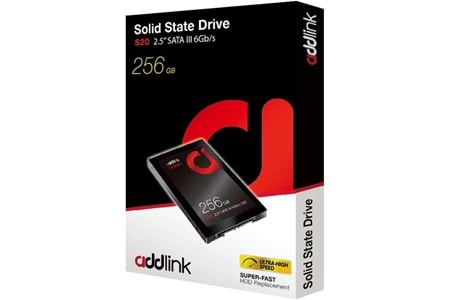 ADDLİNK 256GB SSD 2.5” SATA III 6Gb/s 510/400 MB/S (TAIWAN)