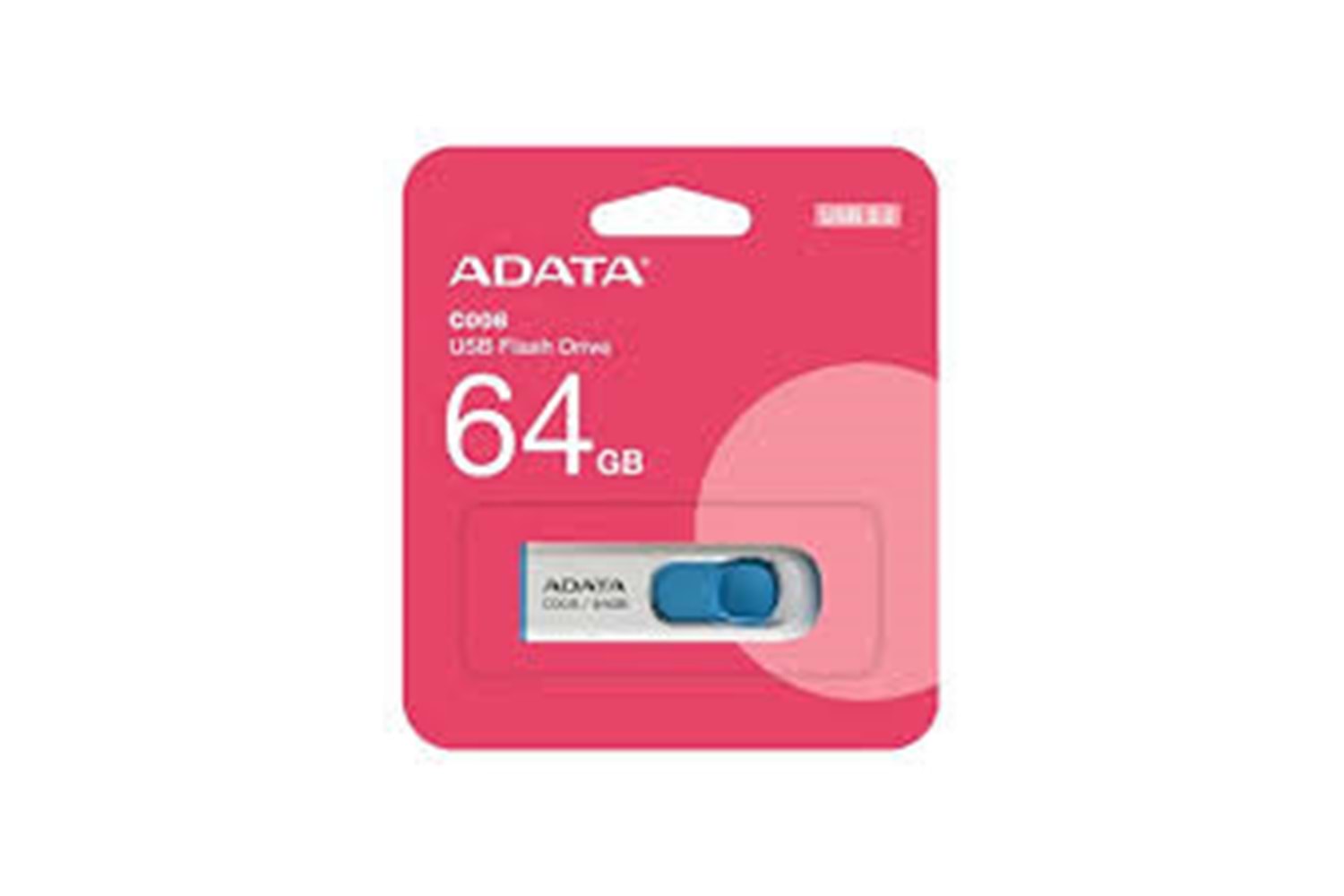 ADATA C008 64GB USB 2.0 FLASH DİSK ( BEYAZ/MAVİ)