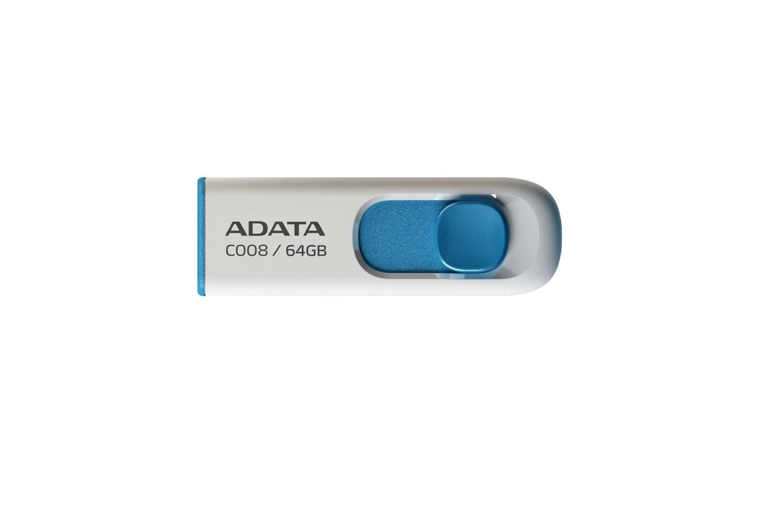 ADATA C008 64GB USB 2.0 FLASH DİSK ( BEYAZ/MAVİ)