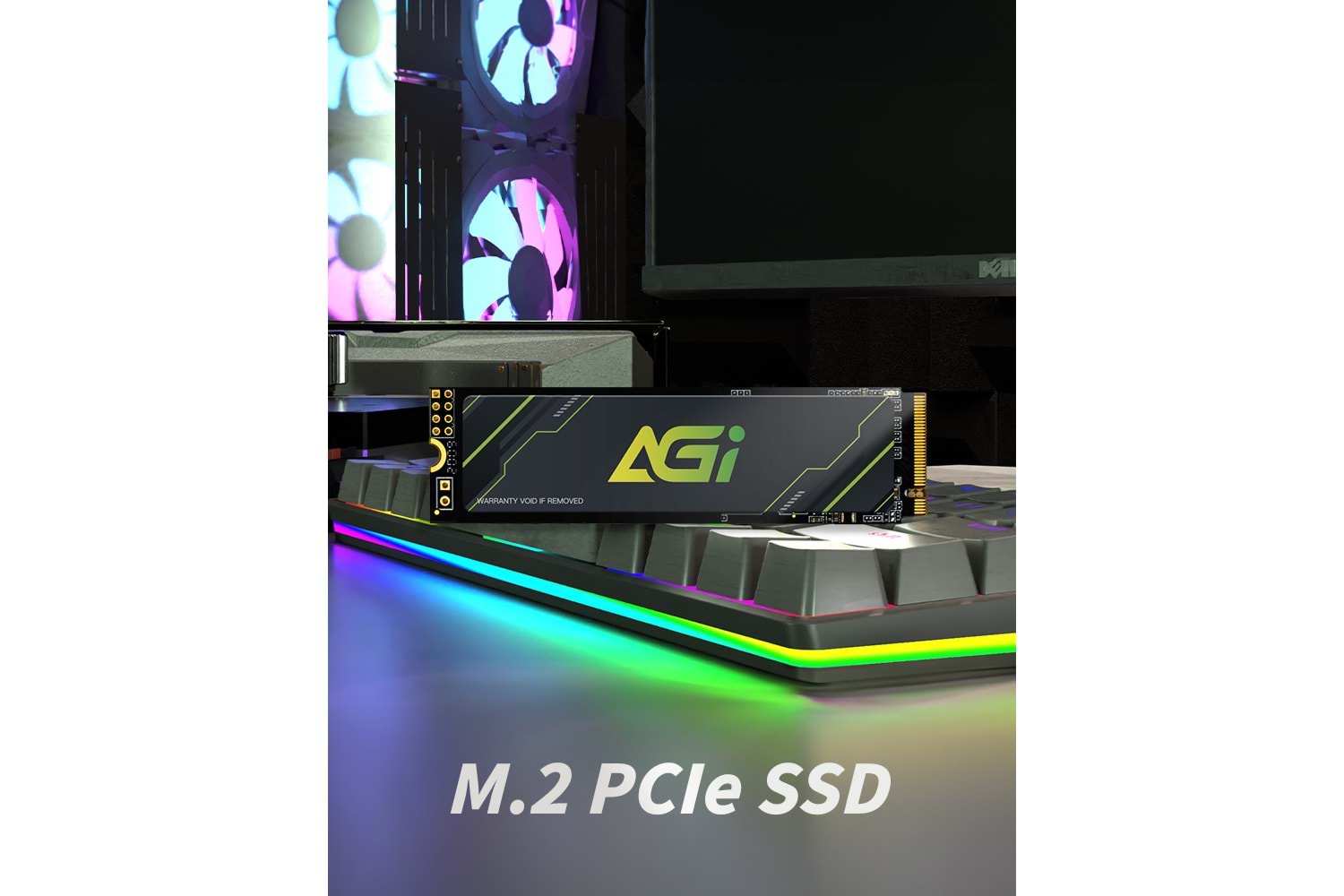 Agi AGI512G44AI818-CB 512GB 5000MB/4500MB NVMe PCIe Gen4 2280 M.2 SSD