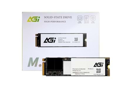 Agi AGI512G44AI818-CB 512GB 5000MB/4500MB NVMe PCIe Gen4 2280 M.2 SSD