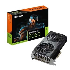 GIGABYTE RTX5060 8GB GDDR7 128 BİT HDMI - 3XDISPLAY 2 FANLI EKRAN KARTI