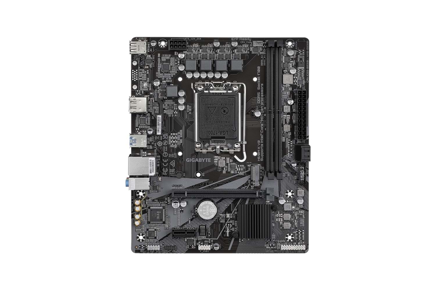 GIGABYTE H610M-K-V2 1700PIN DDR5 SES GLAN DP+HDMI SATA3 USB3.2 mATX