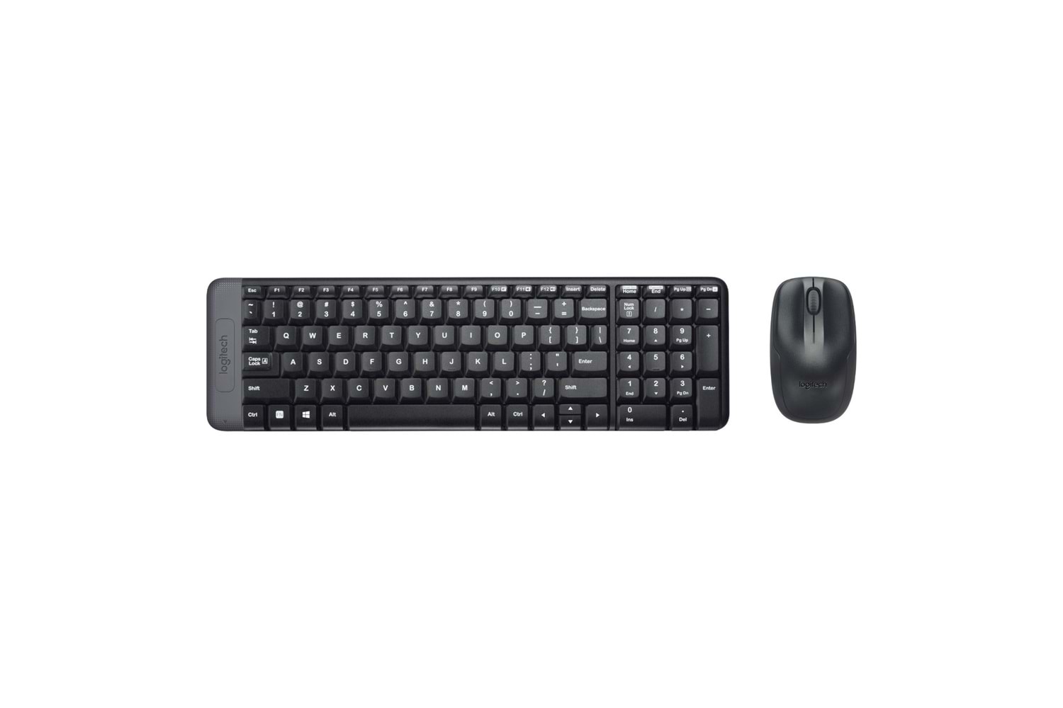 LOGITECH MK220 Q Türkçe Kablosuz Standart Siyah Klavye+ Mouse