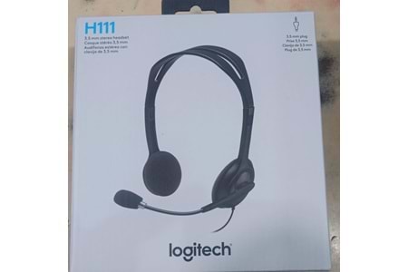 LOGITECH H111 STERIO JACKLI ( ÇAĞRI MERKEZİ KULAKLIĞI UYUMLU )
