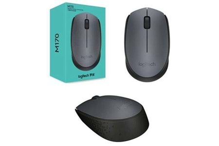 Logitech M170 USB Alıcılı Kablosuz Mouse - Gri