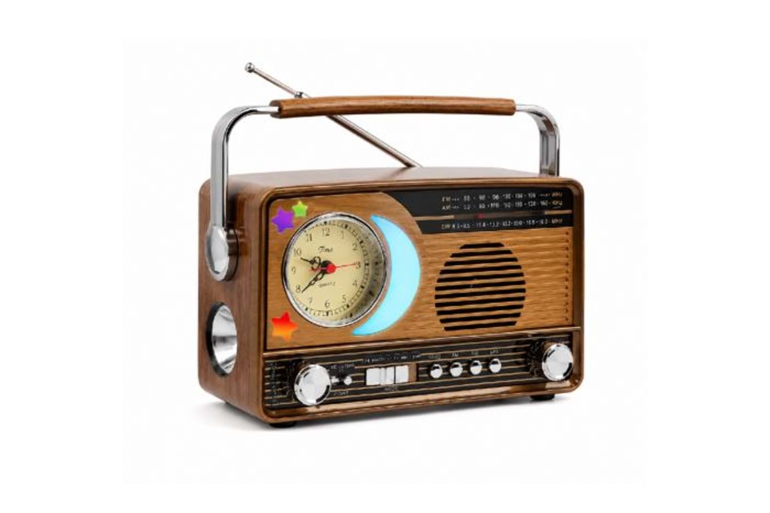 YG-7030 Nostaljik Tasarım USB & TF & Aux FM Radyo YG7030
