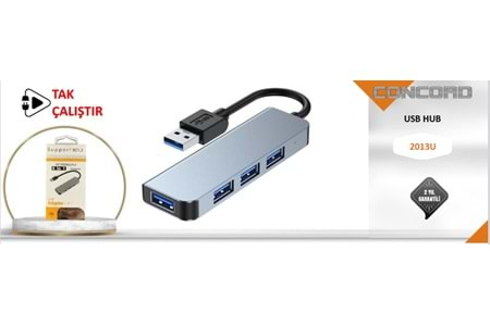 USB ÇOĞALTICI 4 İN 1 USB 3.0 & 2.0 HUB BYL-2013U