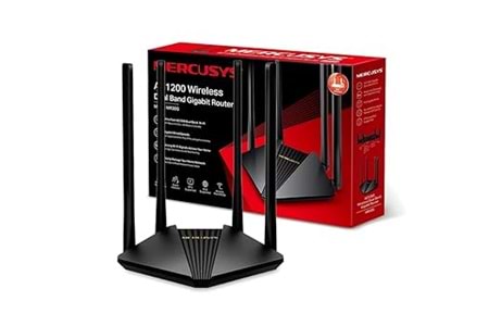 MERCUSYS MR30G AC1200 MBPS DUAL BAND Wİ-Fİ 5 , GIGABİT PORT,FİBER UYUMLU ,AP MOD,VPN Destekli | Kolay Kurulum | Mobil Uygulama ROUTER
