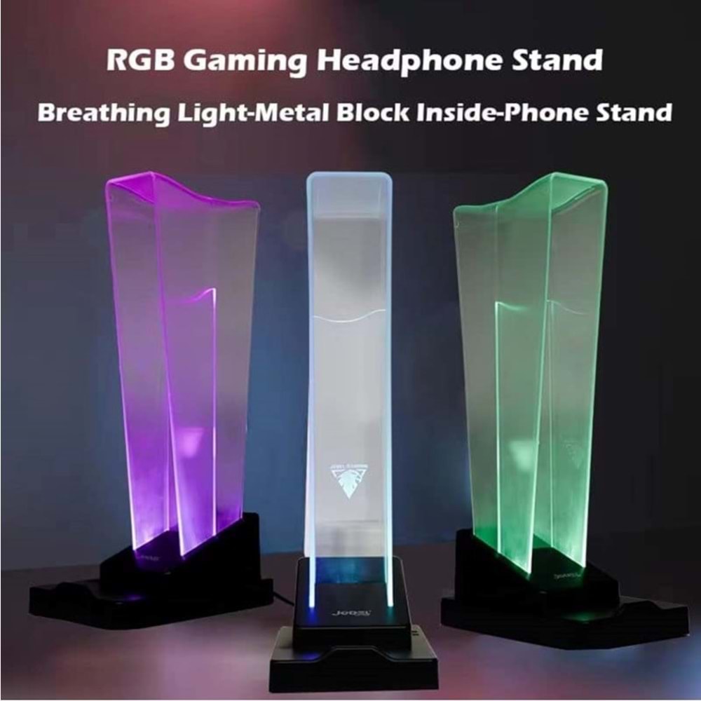 JEDEL GM01 MASAÜSTÜ RGB KULAKLIK TUTUCU