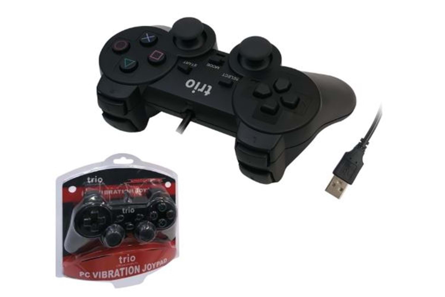 TRİO TR-900 USB KABLOLU BİLGİSAYAR OYUN KOLU - TR900
