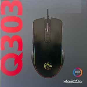 TRİO QS303 7D 1200-2400-3200-7200 DPİ KABLOLU GAMİNG MOUSE