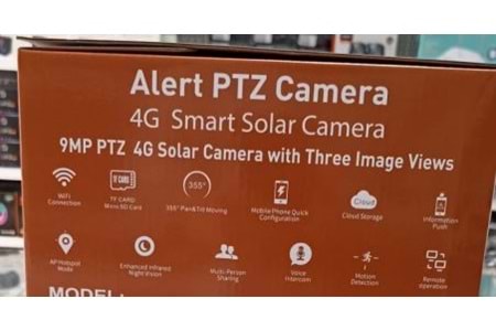 APRONX APX-WSP368OZ 9MP 10X ZOOM 4G SOLAR 2.8MM-12MM IKI KAMERA PTZ