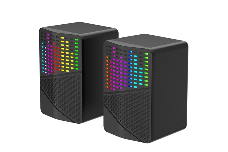 JEDEL USB 1 + 1 COLORFUL RAİNBOW HOPARLÖR S576