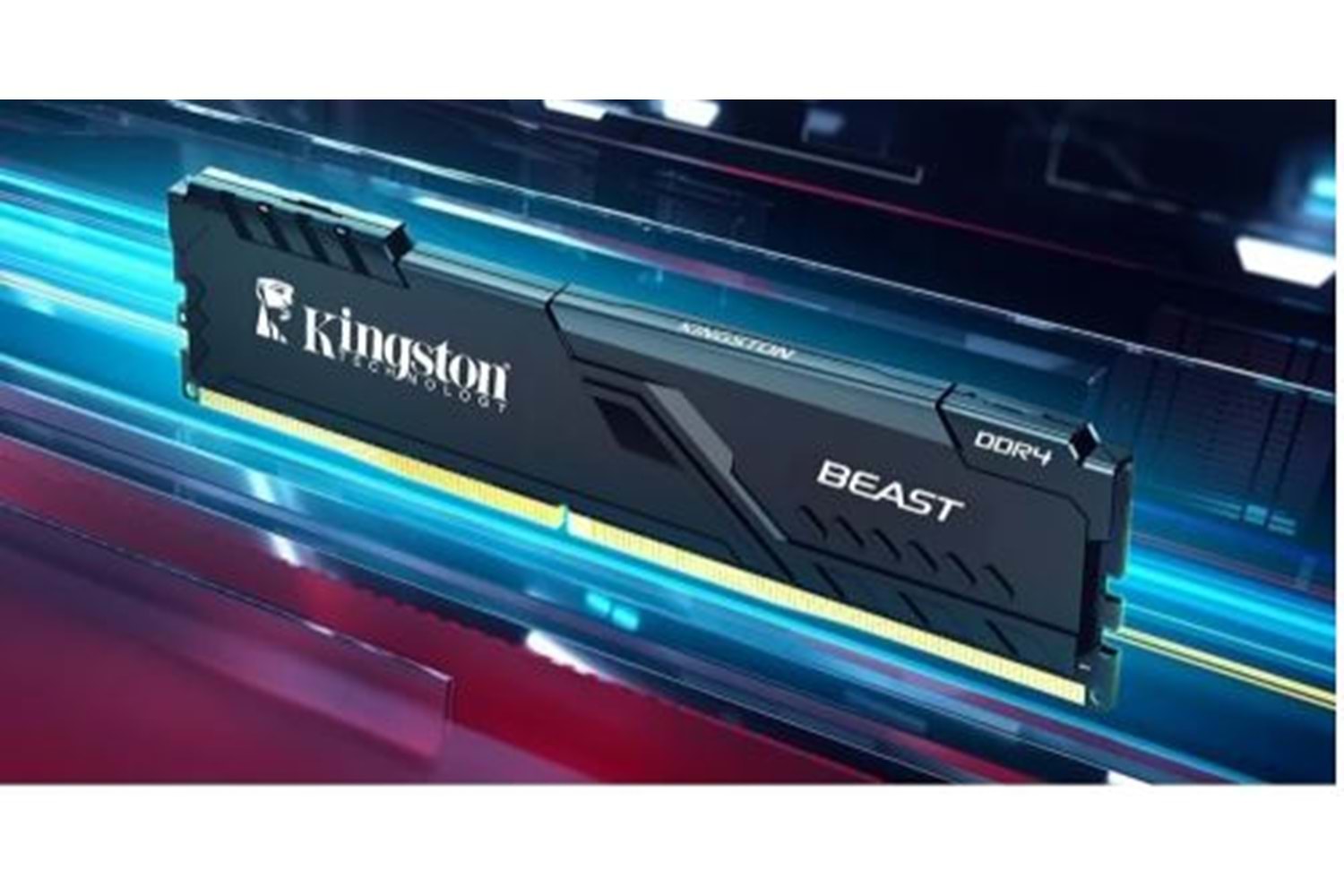 KINGSTON KF432C16BB/16 16GB DDR4 3200Mhz CL16 SOĞUTUCULU SİYAH RAM