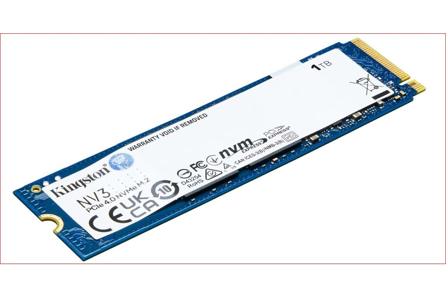 KINGSTON SNV3S/1000G NV3 M.2 1TB (6000-4000MB/s) PCIe + NVMe SSD Disk