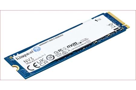 KINGSTON SNV3S/1000G NV3 M.2 1TB (6000-4000MB/s) PCIe + NVMe SSD Disk