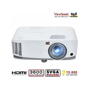 VIEWSONIC PA700W DLP WXGA(1280x800)4500AL 2xHDMI 1xVGA GIRIS/CIKIS 1x SES/GIRIS/CIKIS 1x USB TIP A 12.500:1 3W HOPARLOR SUPERCOLOR™PROJEKSIYON