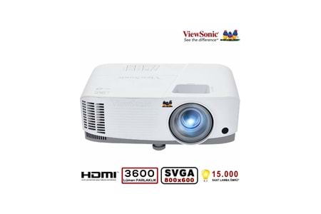 VIEWSONIC PA700W DLP WXGA(1280x800)4500AL 2xHDMI 1xVGA GIRIS/CIKIS 1x SES/GIRIS/CIKIS 1x USB TIP A 12.500:1 3W HOPARLOR SUPERCOLOR™PROJEKSIYON