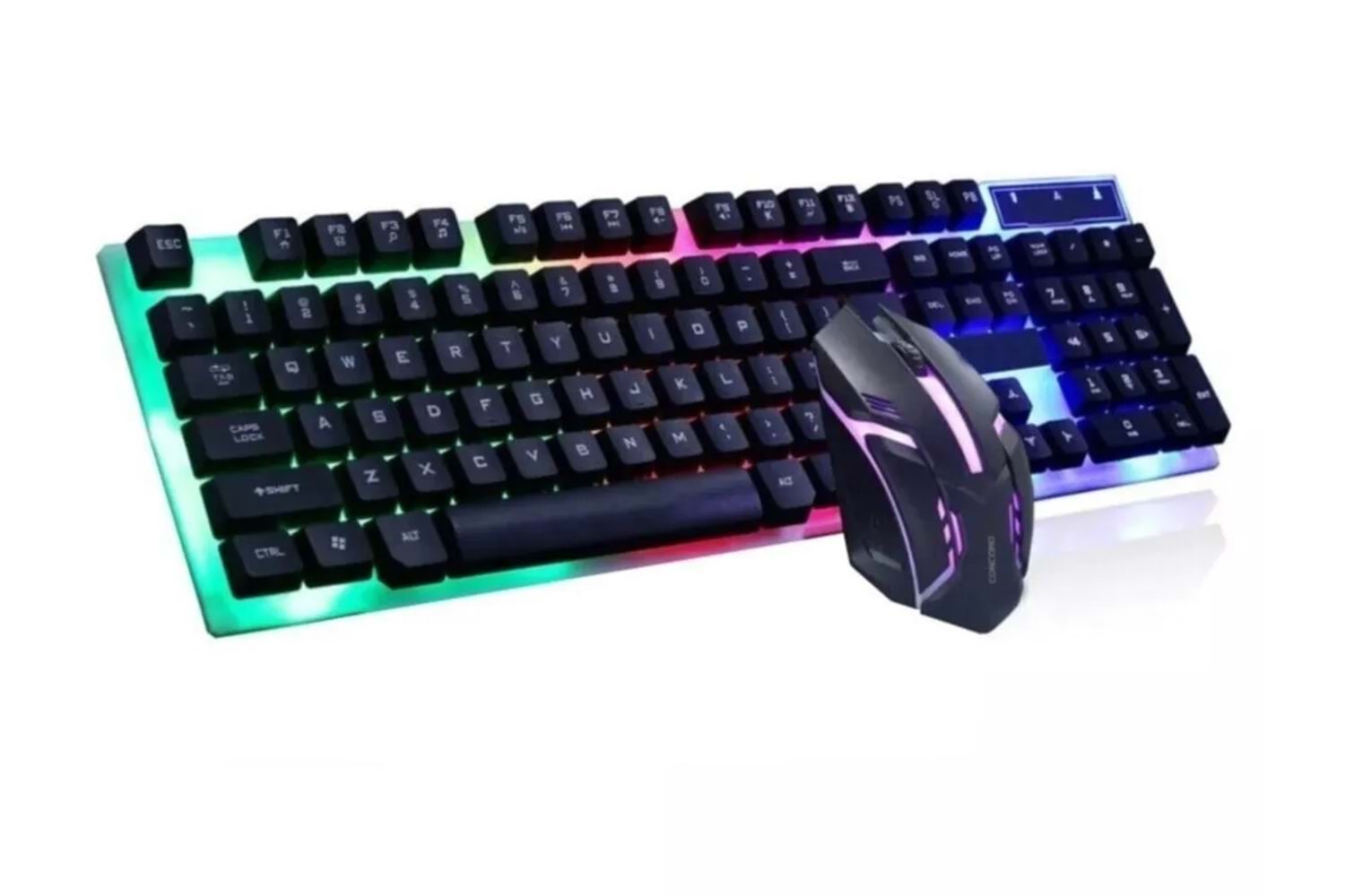 PL-357 ISIKLI OYUNCU KLAVYE MOUSE SET