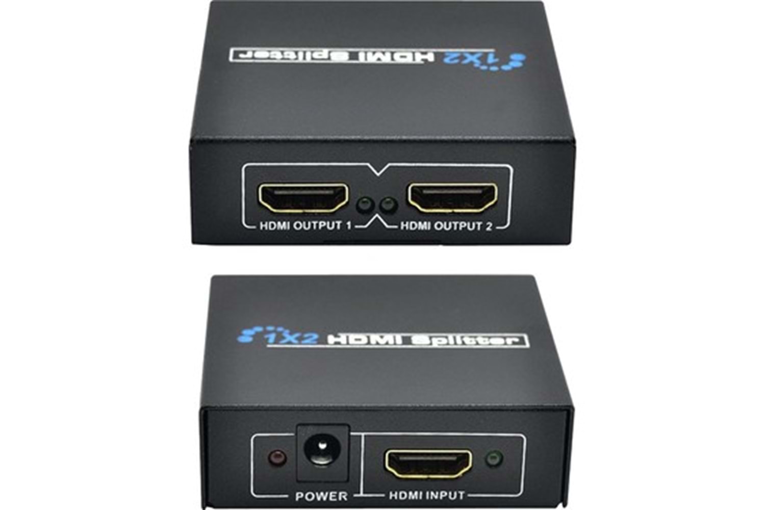 HYTECH HDMI 2 PORT ÇOKLAYICI 1 PORT HDMI GİRİŞ -2 PORT HDMI ÇIKIŞ HY-LU2