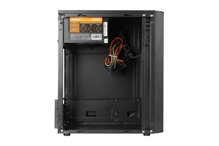 Everest SABER RGB Led Şeritli Peak 250W Akrilik Yan Panel M-ATX Mini-T Gaming Oyuncu Kasası