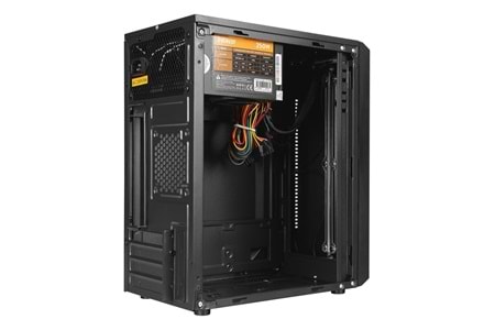 Everest SABER RGB Led Şeritli Peak 250W Akrilik Yan Panel M-ATX Mini-T Gaming Oyuncu Kasası
