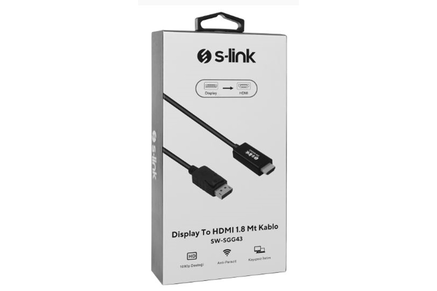 S-LİNK 1.8 METRE DISPLAY TO HDMI KABLO SW-SGG43