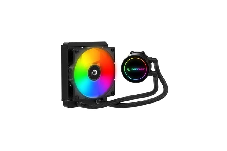 RAMPAGE INFINITE C120 SİYAH ARGB 1x120mm FANLI SIVI SOĞUTMA SİSTEMİ