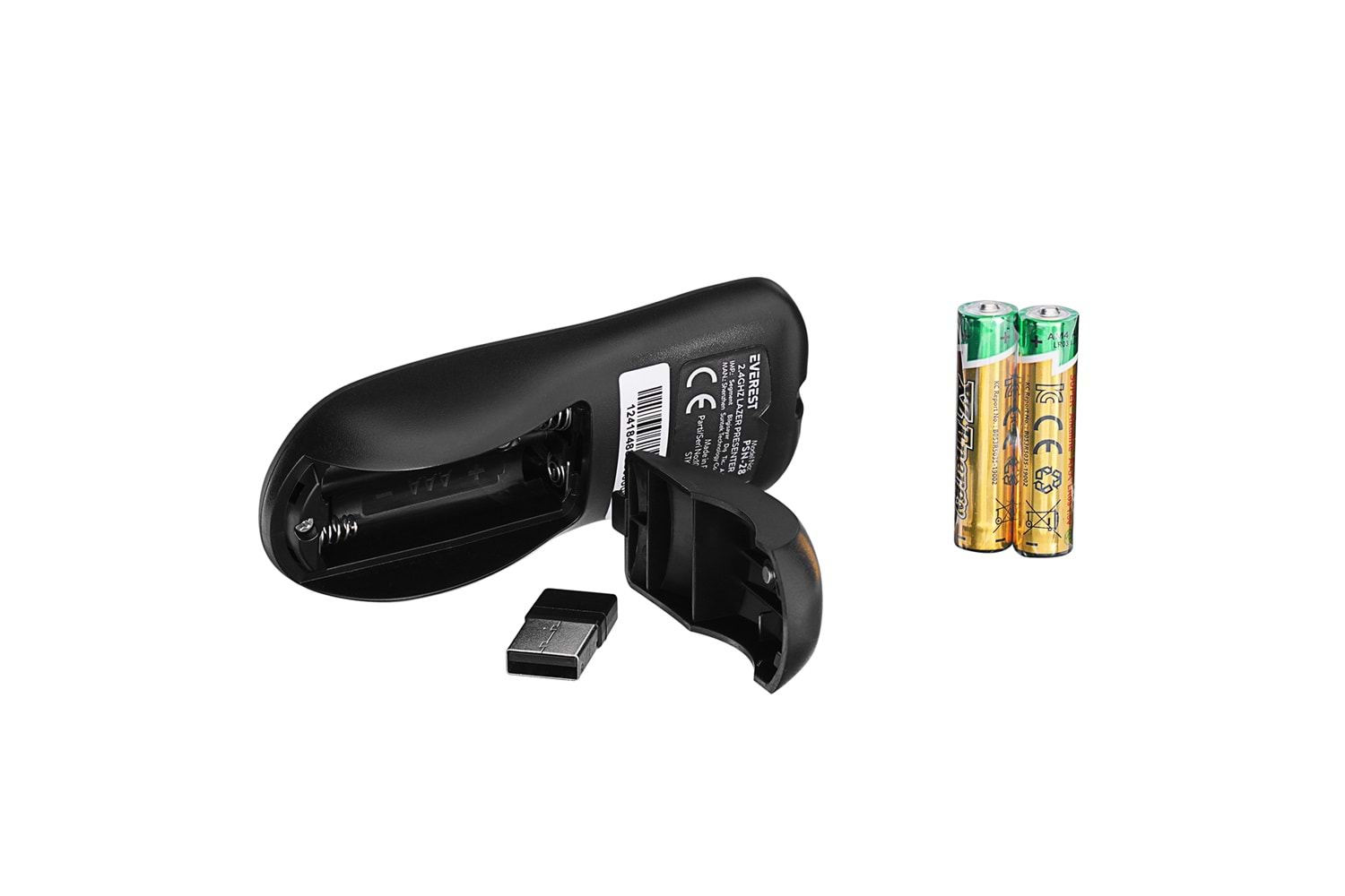 Everest PSN-28 2.4Ghz Kablosuz lazer Type-C usb Profesyonel Sunum Cihazı
