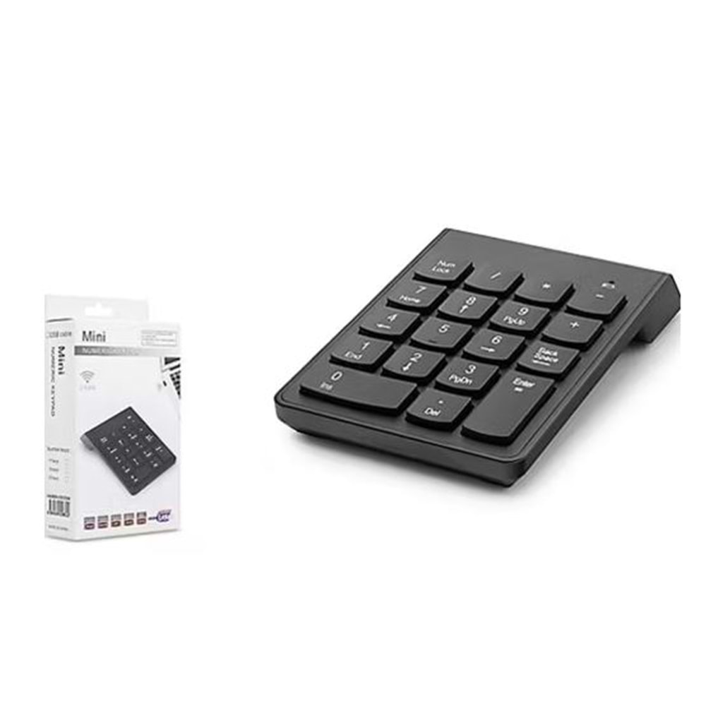 HADRON KABLOSUZ NUMERİK KLAVYE HDX2504