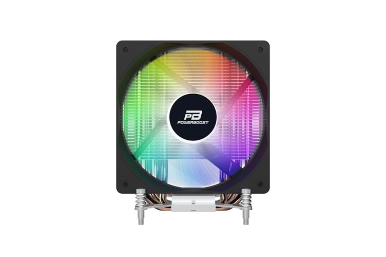 POWERBOOST 120MM ARGB FANLI 180W KULE TİPİ İŞLEMCİ FANI PB-511B6P