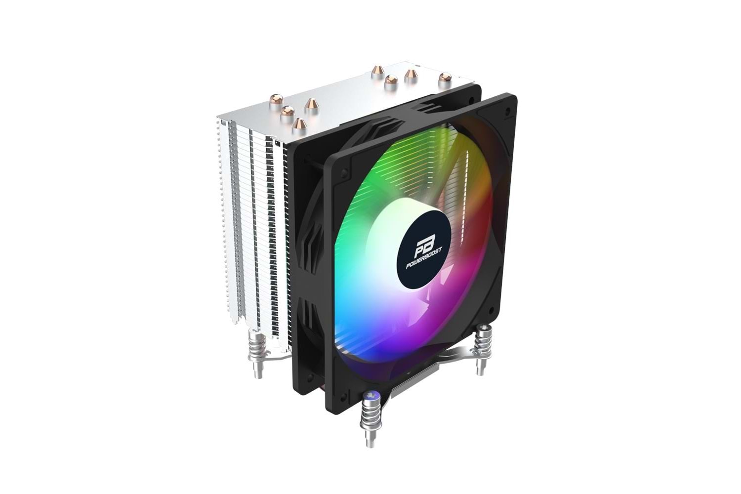 POWERBOOST 120MM ARGB FANLI 180W KULE TİPİ İŞLEMCİ FANI PB-511B6P