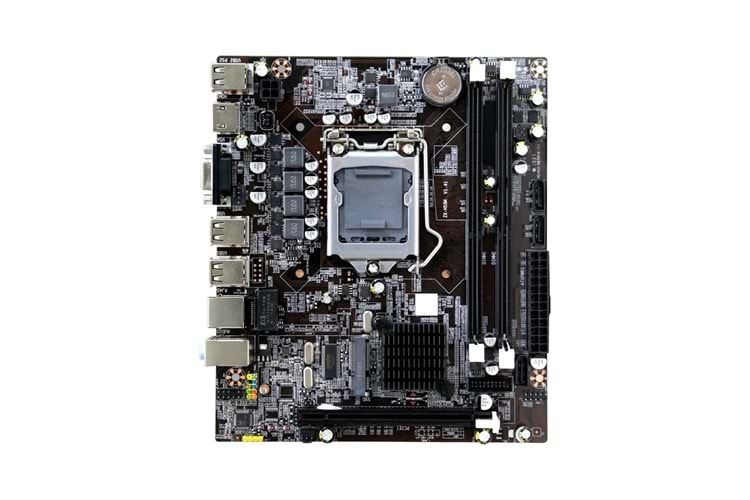 TURBOX H55M SATA DDR3 1600MHZ USB 2.0 VGA HDMI SES LAN 1156P 1.GEN ANAKART