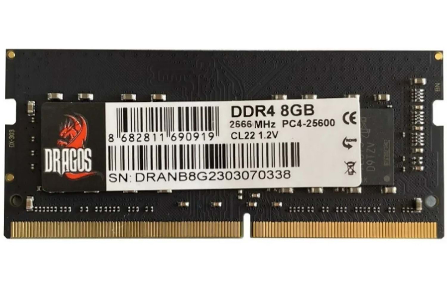 DRAGOS EdgeHorizon M 8GB DDR4 2666Mhz NB Ram