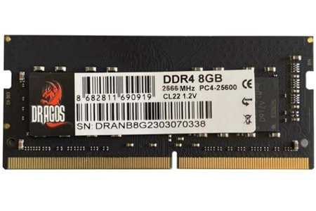 DRAGOS EdgeHorizon M 8GB DDR4 2666Mhz NB Ram