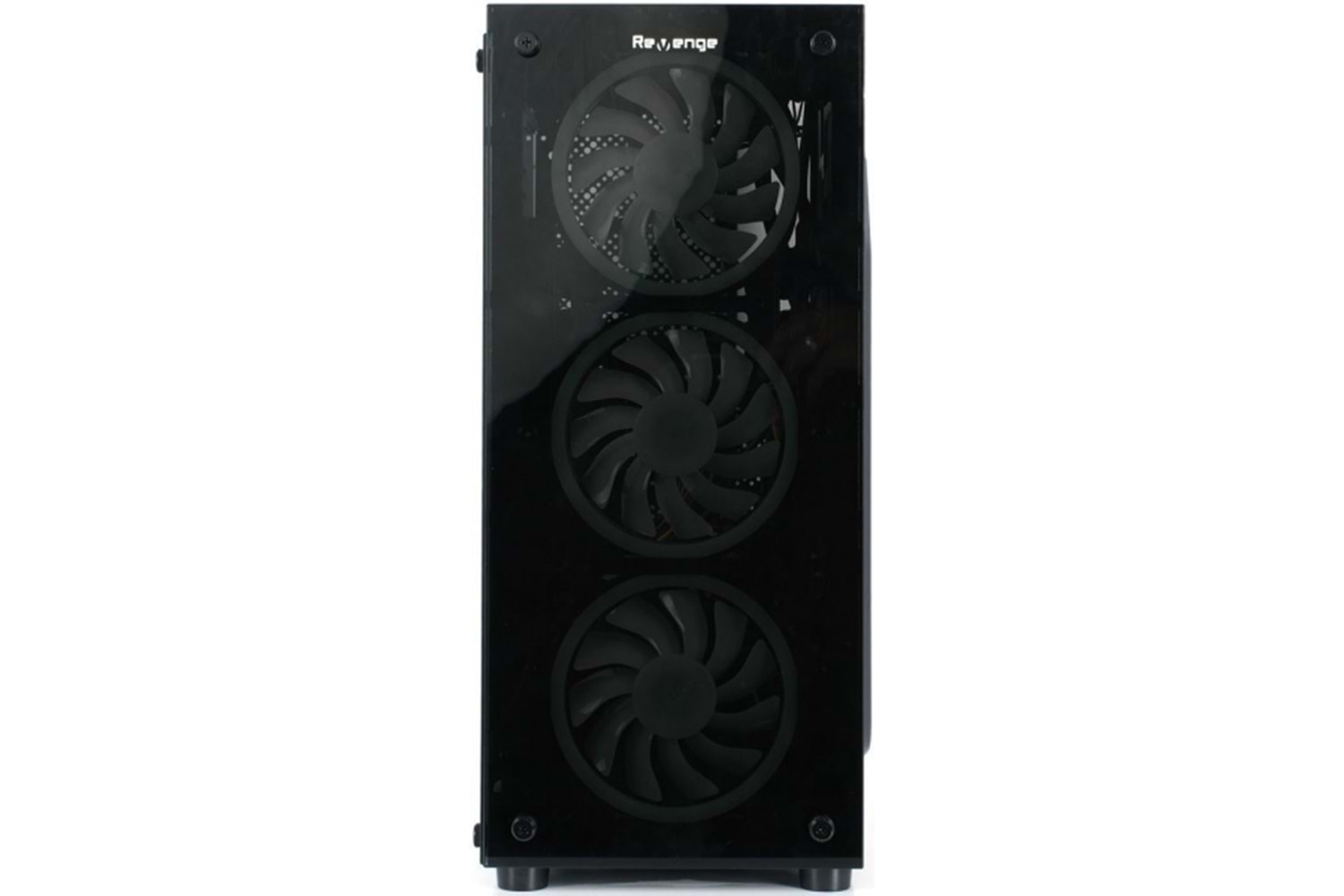 3 FANLI TEMPERLİ CAM AKRİLİK PANEL GAMİNG OYUNCU KASASI(POWERSIZ) - ( CLEAR )