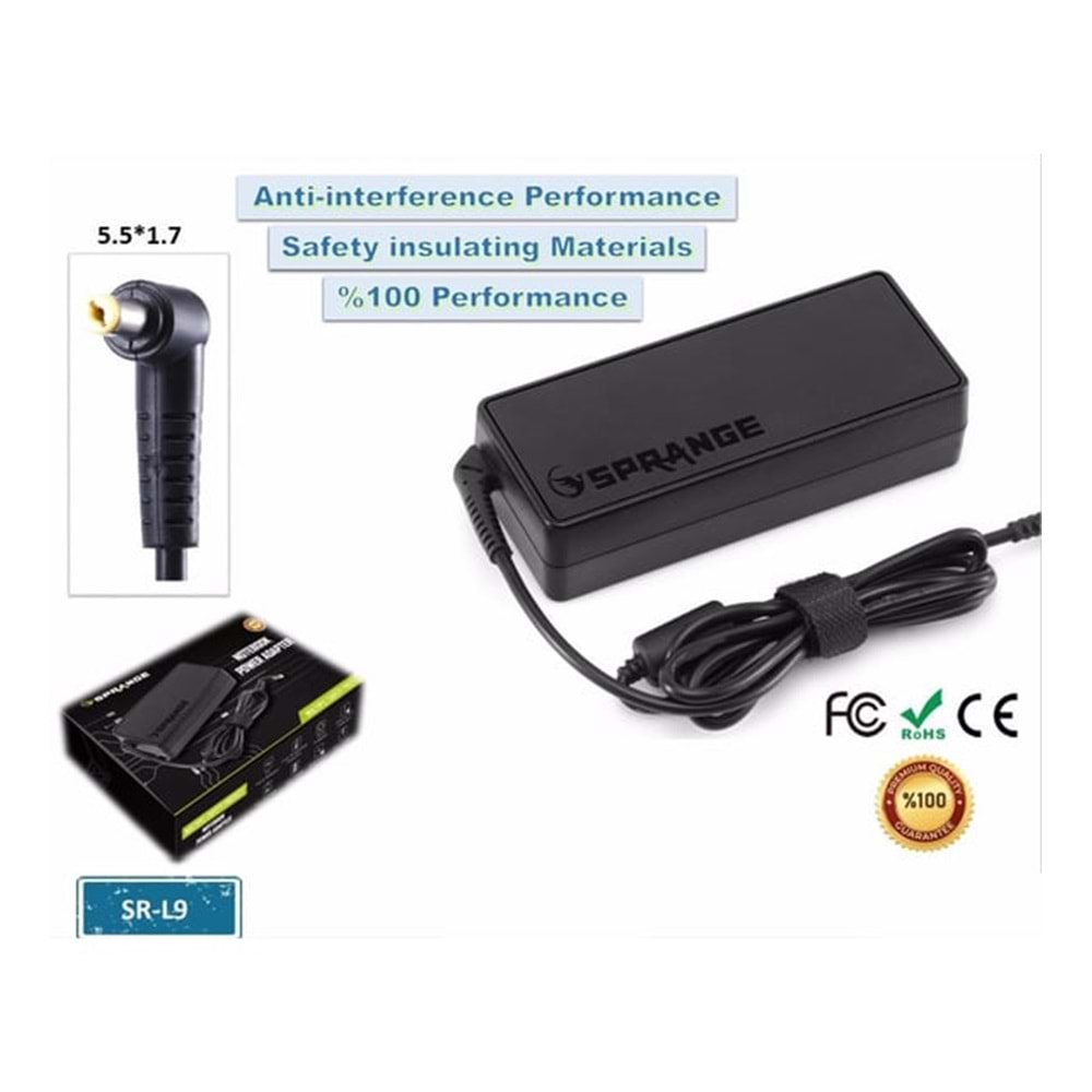 19.V 4.7A-5.5*1.7 ACER NOTEBOOK ADAPTÖRÜ SPRANGE SR-L9