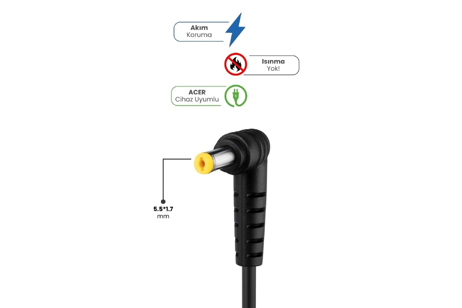 19.V 4.7A-5.5*1.7 ACER NOTEBOOK ADAPTÖRÜ SPRANGE SR-L9