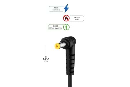 19.V 4.7A-5.5*1.7 ACER NOTEBOOK ADAPTÖRÜ SPRANGE SR-L9